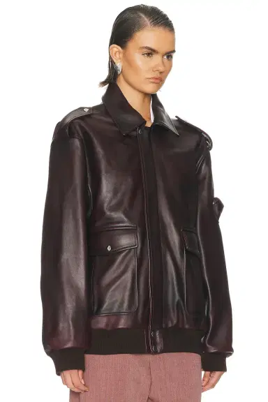 Coperni Oversized Leather Jacket | Thumbnail 2 Coperni Oversized Leather Jacket | Thumbnail 2