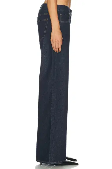 Frame x Alexandra Leclerc The Leo Low Rise Baggy Jean | Thumbnail 3 Frame x Alexandra Leclerc The Leo Low Rise Baggy Jean | Thumbnail 3