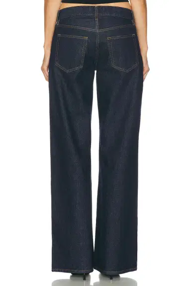 Frame x Alexandra Leclerc The Leo Low Rise Baggy Jean | Thumbnail 4 Frame x Alexandra Leclerc The Leo Low Rise Baggy Jean | Thumbnail 4