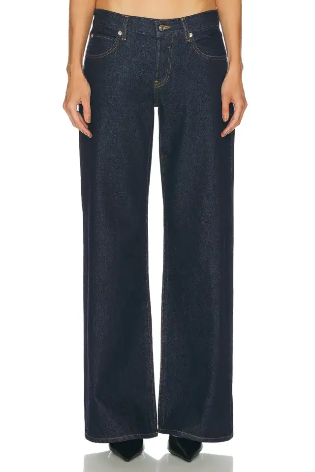 FRAME x Alexandra Leclerc The Leo Low Rise Baggy Jean