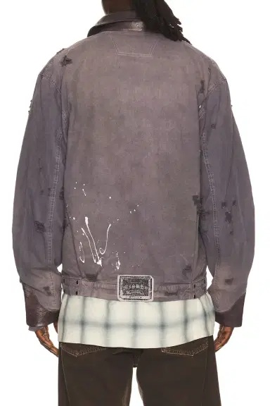 MISBHV 1997 Paint Splatter Canvas Work Jacket | Thumbnail 2