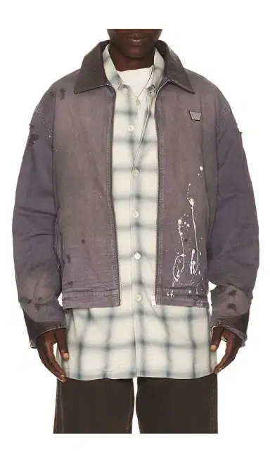 MISBHV 1997 Paint Splatter Canvas Work Jacket | Thumbnail 6