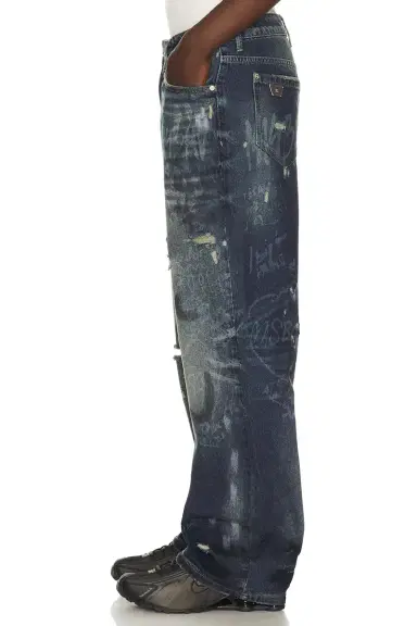 MISBHV Laser Tagged Denim Jeans | Thumbnail 2 MISBHV Laser Tagged Denim Jeans | Thumbnail 2