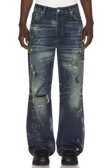 MISBHV Laser Tagged Denim Jeans | Thumbnail 1 MISBHV Laser Tagged Denim Jeans | Thumbnail 1