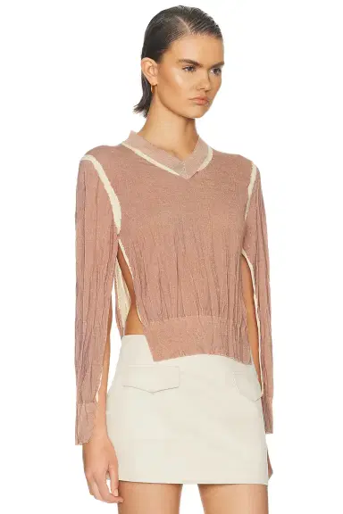 Acne Studios Krish Krinkeled Normcore Fenix Sweater | Thumbnail 2 Acne Studios Krish Krinkeled Normcore Fenix Sweater | Thumbnail 2