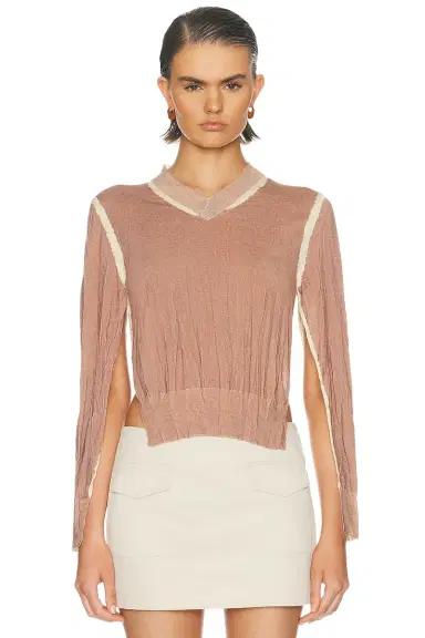 Acne Studios Krish Krinkeled Normcore Fenix Sweater | Thumbnail 1 Acne Studios Krish Krinkeled Normcore Fenix Sweater | Thumbnail 1