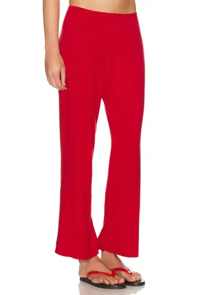 DONNI. The Baby Rib Scallop Pant | Thumbnail 2 DONNI. The Baby Rib Scallop Pant | Thumbnail 2