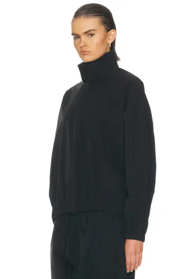 Fear of God Essentials Active Trace Full Zip Track Sporty Nylon Jacket | Thumbnail 2 Fear of God Essentials Active Trace Full Zip Track Sporty Nylon Jacket | Thumbnail 2