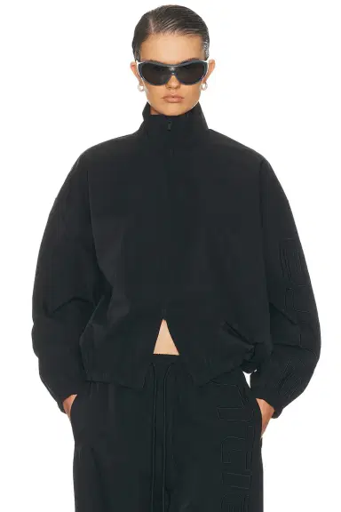 Fear of God Essentials Active Trace Full Zip Track Sporty Nylon Jacket | Thumbnail 1 Fear of God Essentials Active Trace Full Zip Track Sporty Nylon Jacket | Thumbnail 1