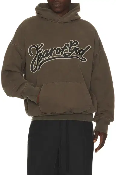Fear of god Brushed Fleece Fear Of God Classic Fit Pocket Hoodie | Thumbnail 1 Fear of god Brushed Fleece Fear Of God Classic Fit Pocket Hoodie | Thumbnail 1