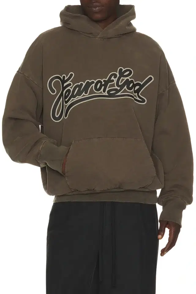 Brushed Fleece Fear Of God Classic Fit Pocket Hoodie