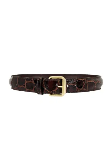 Dries Van Noten Printed Croc Belt | Thumbnail 1
