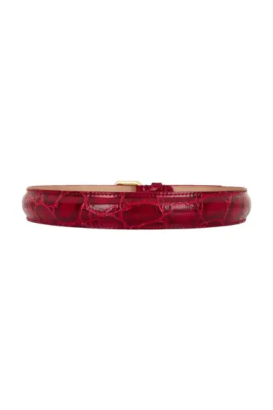 Dries Van Noten Printed Croc Belt | Thumbnail 2
