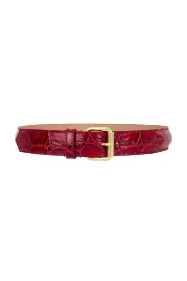 Dries Van Noten Printed Croc Belt | Thumbnail 1