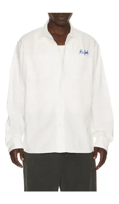 Polo Ralph Lauren Long Sleeve Herringbone Chino Frank Work Shirt | Thumbnail 7