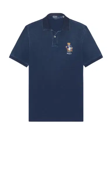 Polo Ralph Lauren Short Sleeve Mesh Novelty Bear Polo | Thumbnail 4