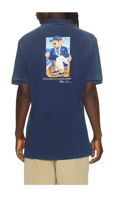 Polo Ralph Lauren Short Sleeve Mesh Novelty Bear Polo | Thumbnail 6