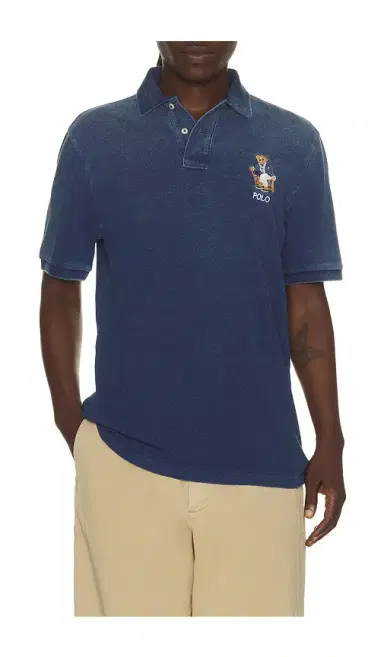 Polo Ralph Lauren Short Sleeve Mesh Novelty Bear Polo | Thumbnail 7