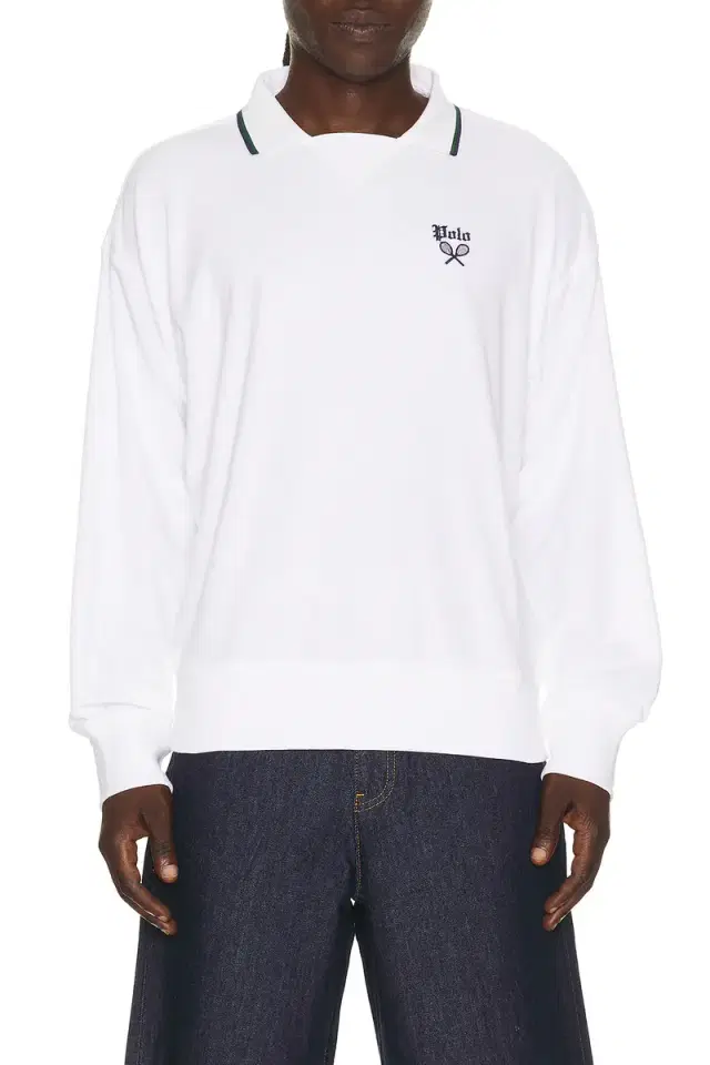 Polo Ralph Lauren Lightweight Terry Tennis Logo Polo Sweatshirt