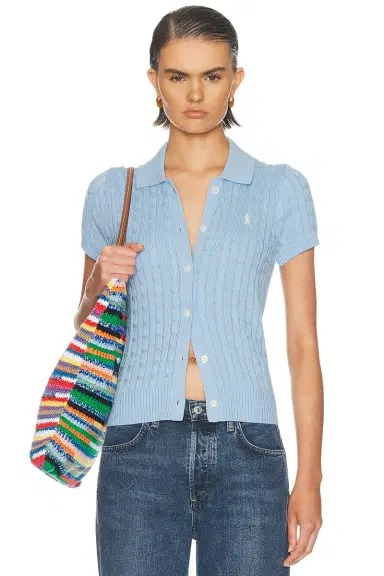 Polo Ralph Lauren Short Sleeve Cardigan | Thumbnail 1