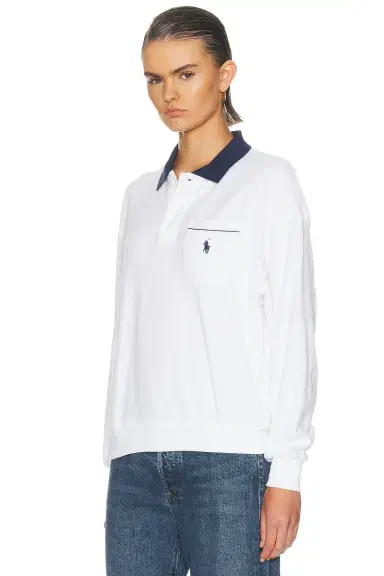 Polo Ralph Lauren Terry Knit Long Sleeve Pullover Sweater | Thumbnail 2 Polo Ralph Lauren Terry Knit Long Sleeve Pullover Sweater | Thumbnail 2