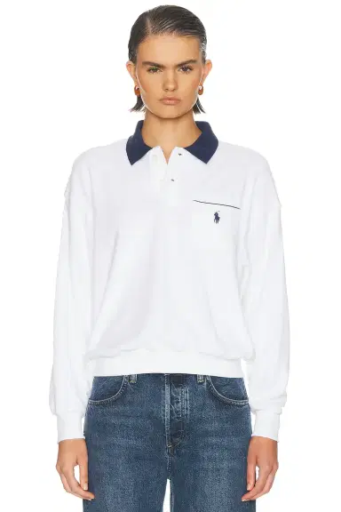 Polo Ralph Lauren Terry Knit Long Sleeve Pullover Sweater | Thumbnail 1 Polo Ralph Lauren Terry Knit Long Sleeve Pullover Sweater | Thumbnail 1