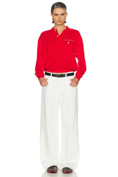 Polo Ralph Lauren Terry Knit Long Sleeve Pullover Sweater | Thumbnail 4 Polo Ralph Lauren Terry Knit Long Sleeve Pullover Sweater | Thumbnail 4