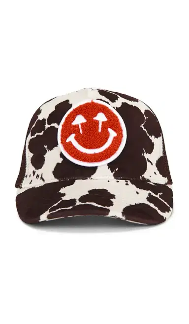 Happy Caps Cow Print Trucker Hat | Thumbnail 1