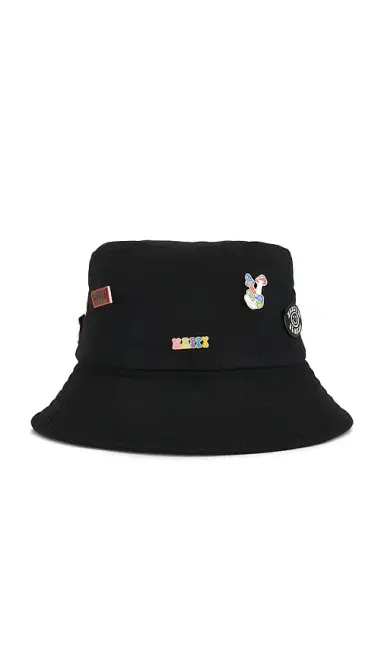 Happy Caps Pin Bucket Hat | Thumbnail 2