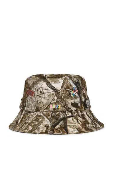 Happy Caps Pin Bucket Hat | Thumbnail 2