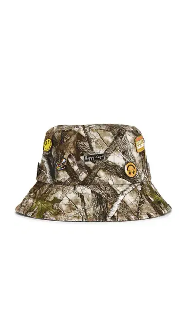 Happy Caps Pin Bucket Hat | Thumbnail 1