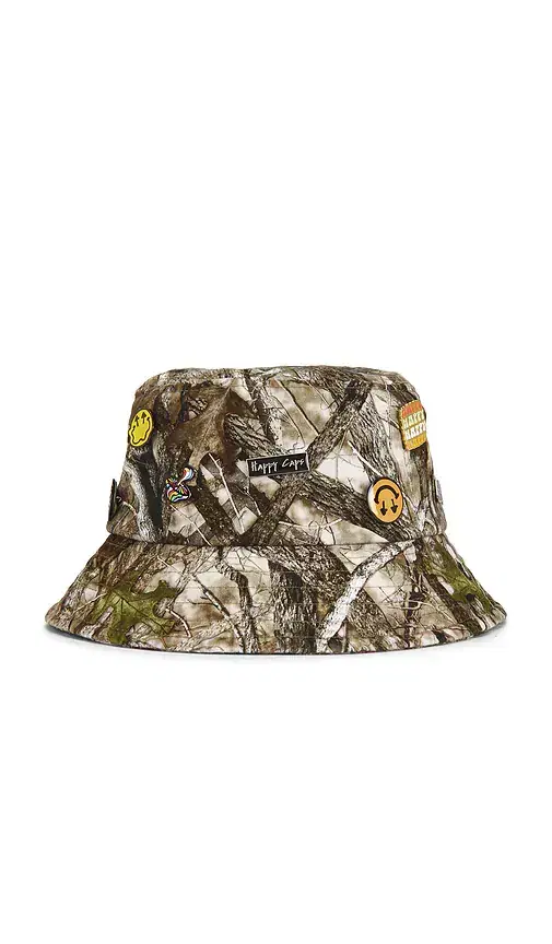 Happy Caps Pin Bucket Hat