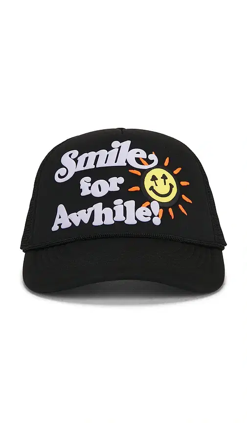 Happy Caps Smile For A While Trucker Hat