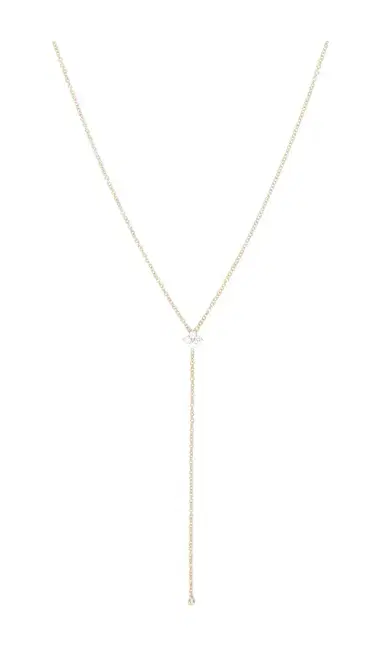EF COLLECTION Diamond Fleur Lariat | Thumbnail 2 EF COLLECTION Diamond Fleur Lariat | Thumbnail 2