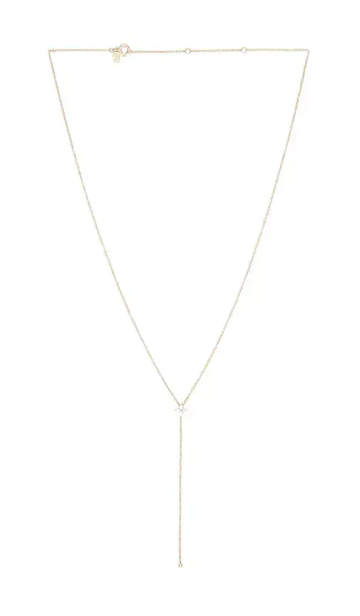 EF COLLECTION Diamond Fleur Lariat