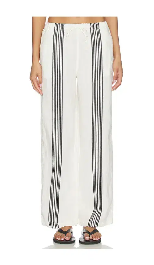 Linen Pull On Pants