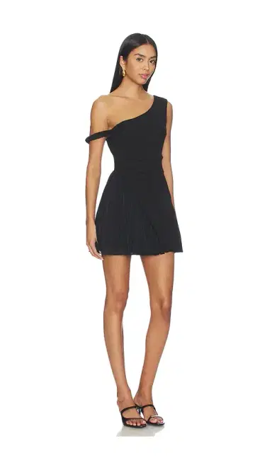 Misha The Volante Crepe Mini Dress | Thumbnail 2 Misha The Volante Crepe Mini Dress | Thumbnail 2