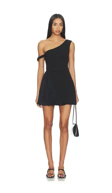Misha The Volante Crepe Mini Dress | Thumbnail 1 Misha The Volante Crepe Mini Dress | Thumbnail 1