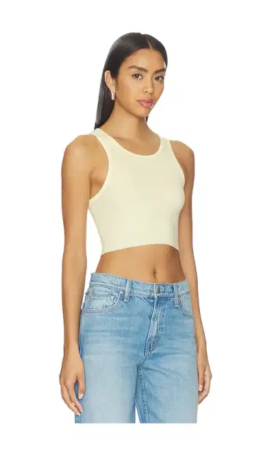 SLVRLAKE Cropped Rib Tank Top | Thumbnail 2 SLVRLAKE Cropped Rib Tank Top | Thumbnail 2