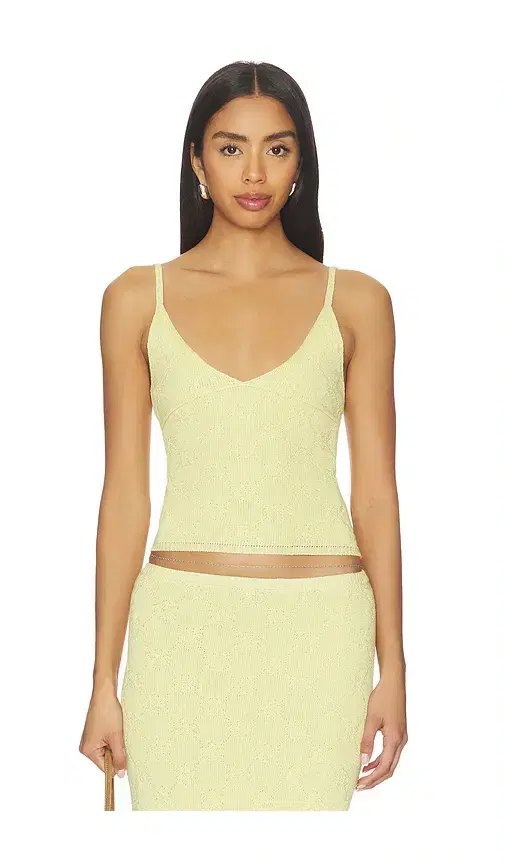 ASTA RESORT Pointelle Carolina Camisole