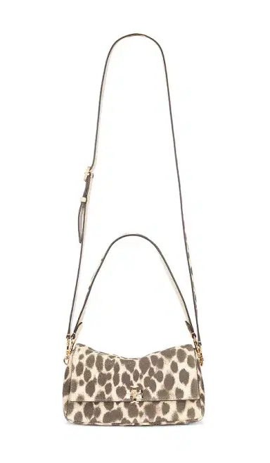 Tory Burch Charlie Suede Small Shoulder Bag | Thumbnail 1