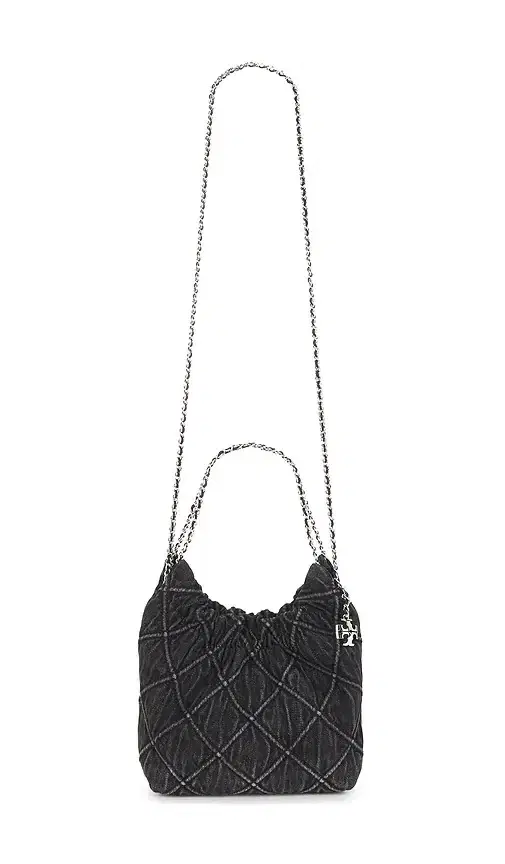 Denim Mini Hobo Bag