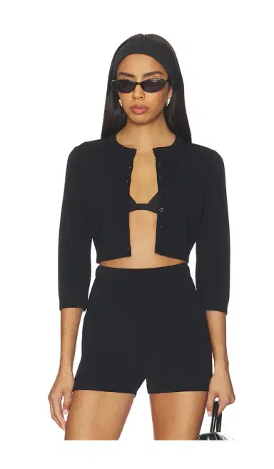 Skims Refined Knit Crop Cardigan | Thumbnail 1 Skims Refined Knit Crop Cardigan | Thumbnail 1