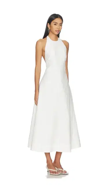 RÓHE Halter Textured Cotton Dress | Thumbnail 2 RÓHE Halter Textured Cotton Dress | Thumbnail 2