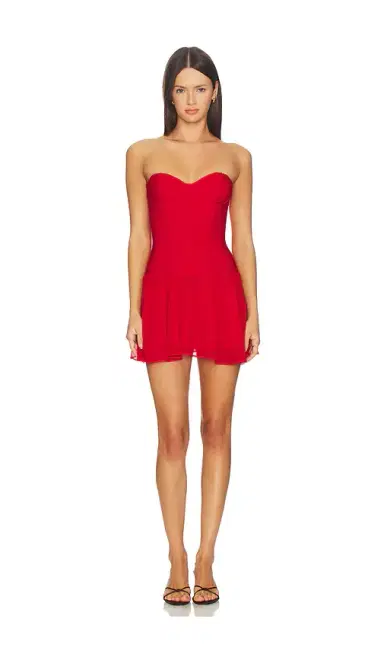 MORE TO COME Emery Strapless Mini Dress | Thumbnail 2