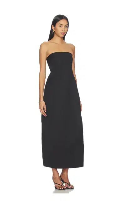 St. Agni Canvas Pleat Cocoon Dress | Thumbnail 2