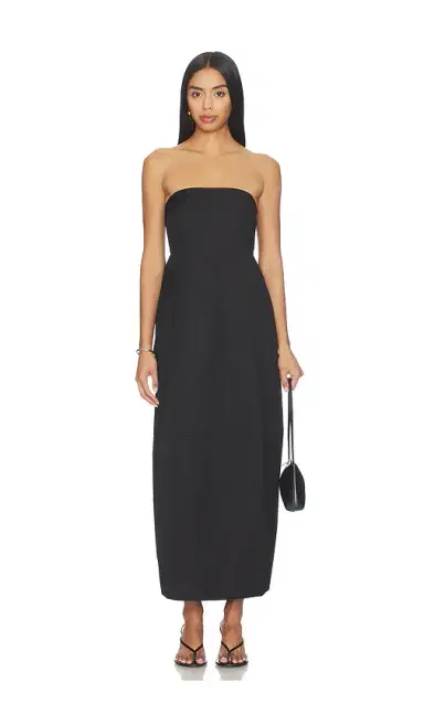 St. Agni Canvas Pleat Cocoon Dress | Thumbnail 1
