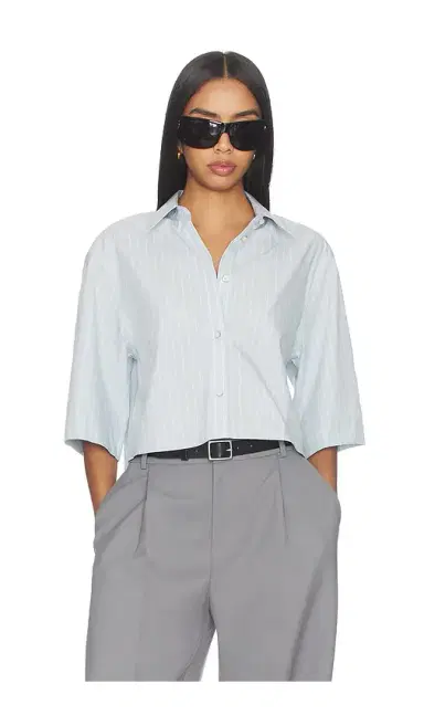 Helmut Lang Crop Trench Shirt | Thumbnail 1 Helmut Lang Crop Trench Shirt | Thumbnail 1