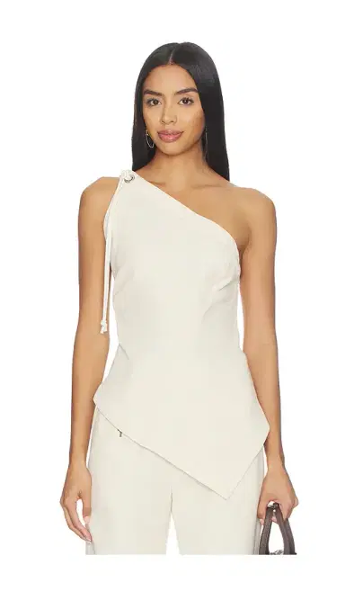Helmut Lang Asymmetrical Sailor Top | Thumbnail 1
