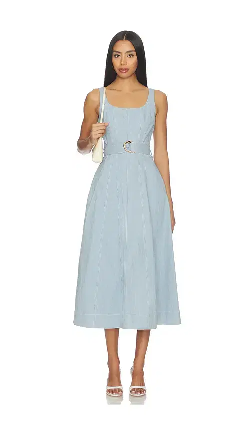 Lilliana Denim Maxi Dress